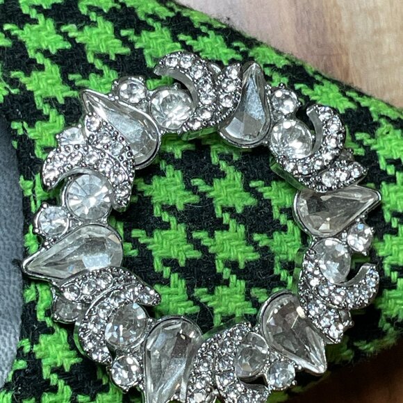 ASOS Green Houndstooth Heels (US 10) - Picture 7 of 7